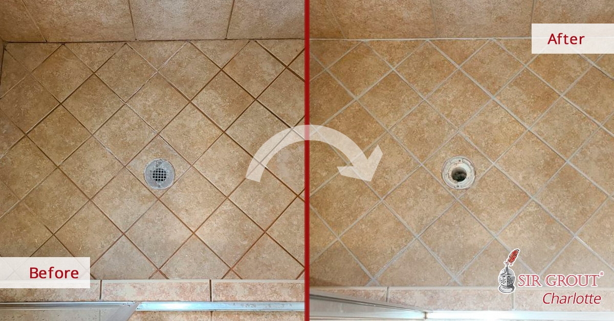 This Run-Down Shower Received a Complete Overhaul Thanks to Our Grout  Cleaning in Raleigh, NC