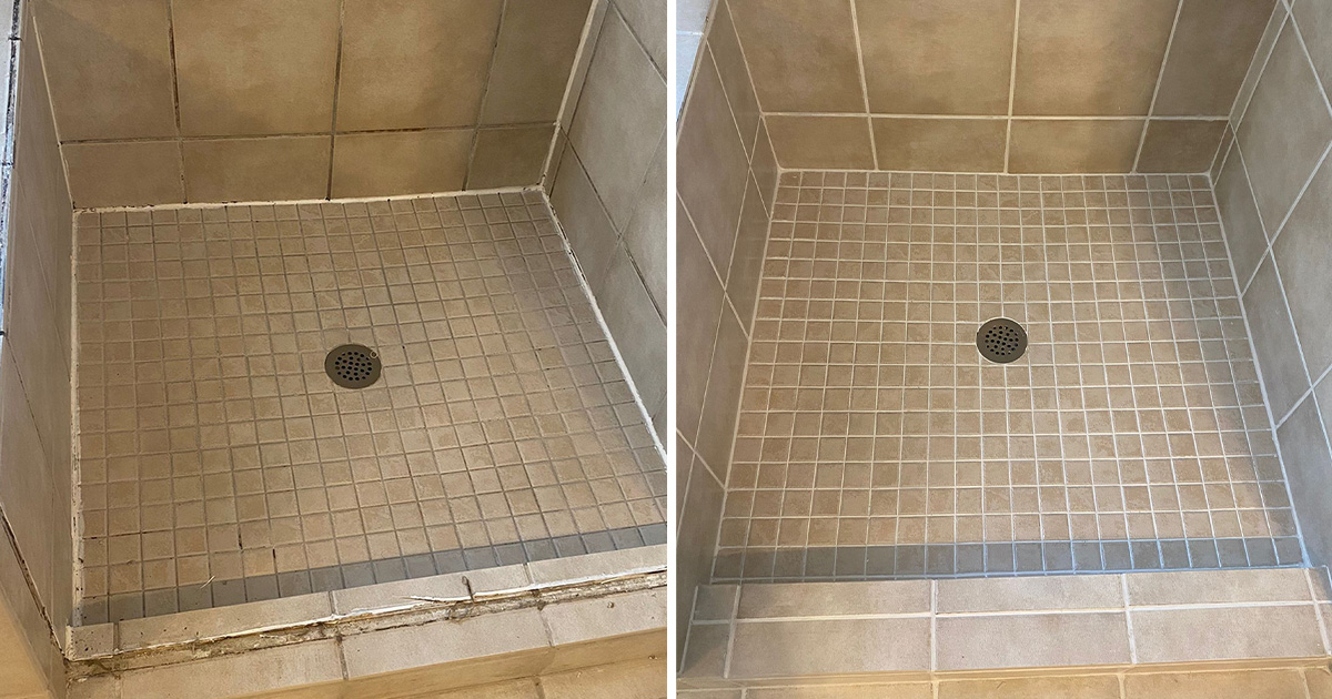 Our Tile and Grout Cleaners Transformed a Bathroom Floor in Wilmington NC