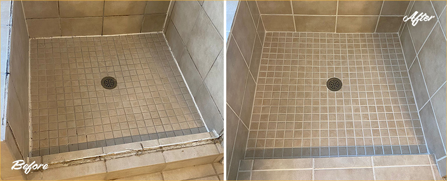 Our Tile and Grout Cleaners Renovated This Deteriorated Shower in Harrisburg